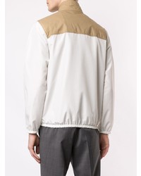 Blouson aviateur imprimé blanc Cerruti 1881