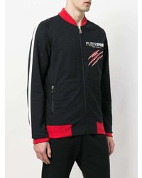 Blouson aviateur imprimé noir Plein Sport