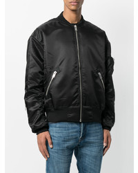 Blouson aviateur imprimé noir Misbhv