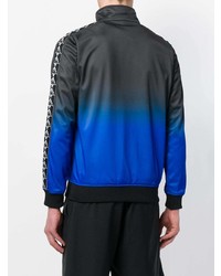 Blouson aviateur imprimé noir Marcelo Burlon County of Milan