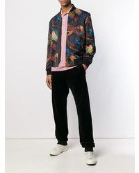 Blouson aviateur imprimé noir Ps By Paul Smith