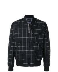 Blouson aviateur imprimé noir Ps By Paul Smith