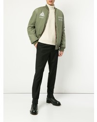 Blouson aviateur imprimé olive Undercover