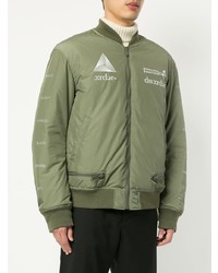 Blouson aviateur imprimé olive Undercover