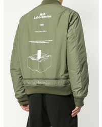 Blouson aviateur imprimé olive Undercover