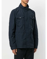 Blouson aviateur léger bleu marine Woolrich