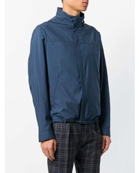 Blouson aviateur léger bleu marine Loro Piana