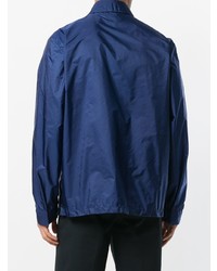 Blouson aviateur léger bleu Prada