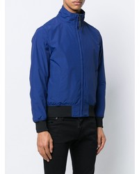 Blouson aviateur léger bleu Woolrich