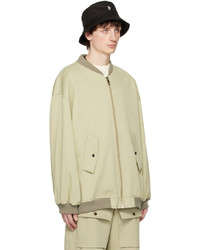 Blouson aviateur léger gris The Frankie Shop