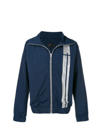 Blouson aviateur léger imprimé bleu marine