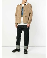 Blouson aviateur léger marron clair Wood Wood