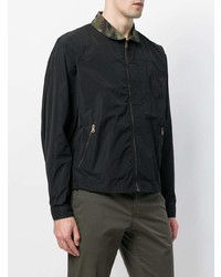 Blouson aviateur léger noir Tomas Maier