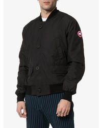 Blouson aviateur léger noir Canada Goose