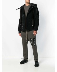 Blouson aviateur léger noir Rick Owens DRKSHDW