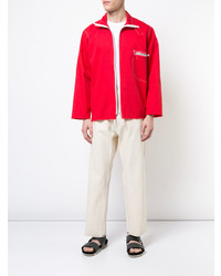 Blouson aviateur léger rouge Camiel Fortgens