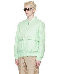 Blouson aviateur léger vert menthe Rains