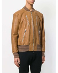 Blouson aviateur marron clair Neil Barrett