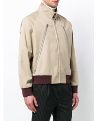 Blouson aviateur marron clair Maison Margiela