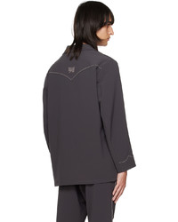 Blouson aviateur marron foncé Needles