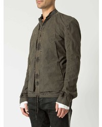 Blouson aviateur marron foncé Masnada