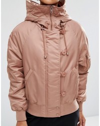 Blouson aviateur marron Asos