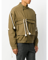 Blouson aviateur marron Maison Margiela