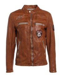 Blouson aviateur marron Freaky Nation