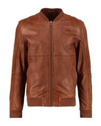Blouson aviateur marron Freaky Nation
