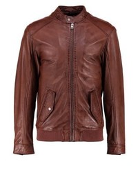 Blouson aviateur marron Oakwood