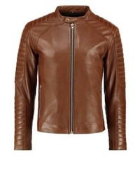 Blouson aviateur marron Serge Pariente