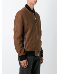 Blouson aviateur marron Blood Brother