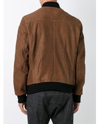 Blouson aviateur marron Blood Brother