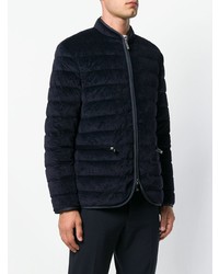 Blouson aviateur matelassé bleu marine Giorgio Armani