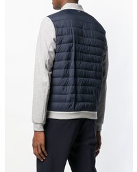 Blouson aviateur matelassé bleu marine Herno