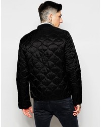 Blouson aviateur matelassé noir Alpha Industries