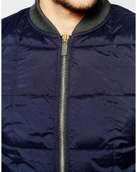 Blouson aviateur matelassé noir Scotch & Soda