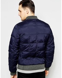 Blouson aviateur matelassé noir Scotch & Soda