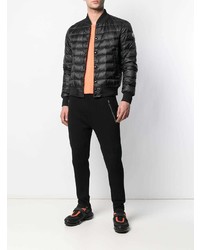 Blouson aviateur matelassé noir Moncler