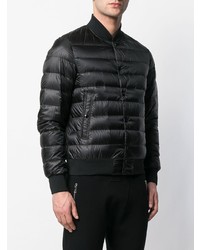 Blouson aviateur matelassé noir Moncler