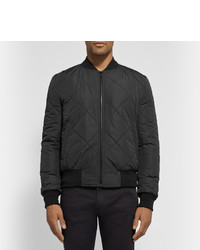 Blouson aviateur matelassé noir Sandro