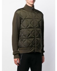 Blouson aviateur matelassé olive Moncler