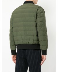 Blouson aviateur matelassé vert foncé CK Calvin Klein