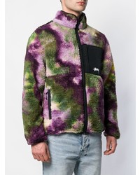 Blouson aviateur multicolore Stussy