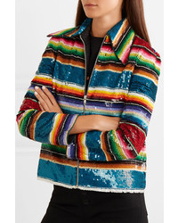 Blouson aviateur multicolore Ashish