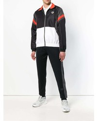 Blouson aviateur noir et blanc Sergio Tacchini