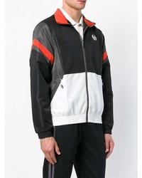 Blouson aviateur noir et blanc Sergio Tacchini