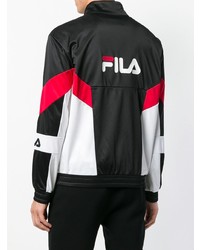 Blouson aviateur noir et blanc Fila