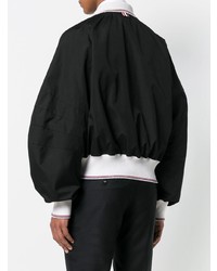 Blouson aviateur noir Thom Browne