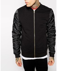 Blouson aviateur noir Asos